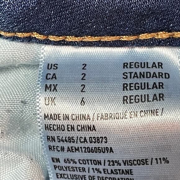 American Eagle Outfitters Super Super Stretch Hi Rise Jegging Size 2 Regular‎ - Picture 10 of 10